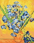 Malen nach Zahlen Motiv - Iris in einer Vase von Vincent van Gogh