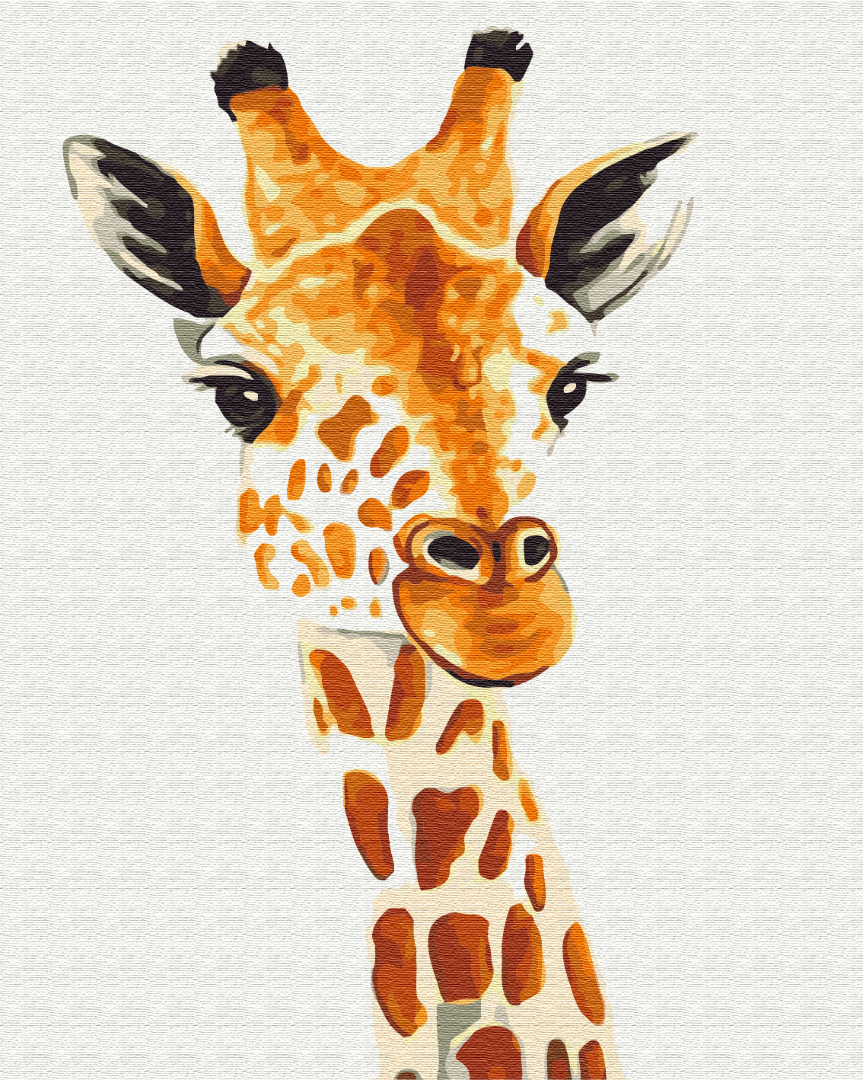 Malen nach Zahlen Motiv - Giraffe