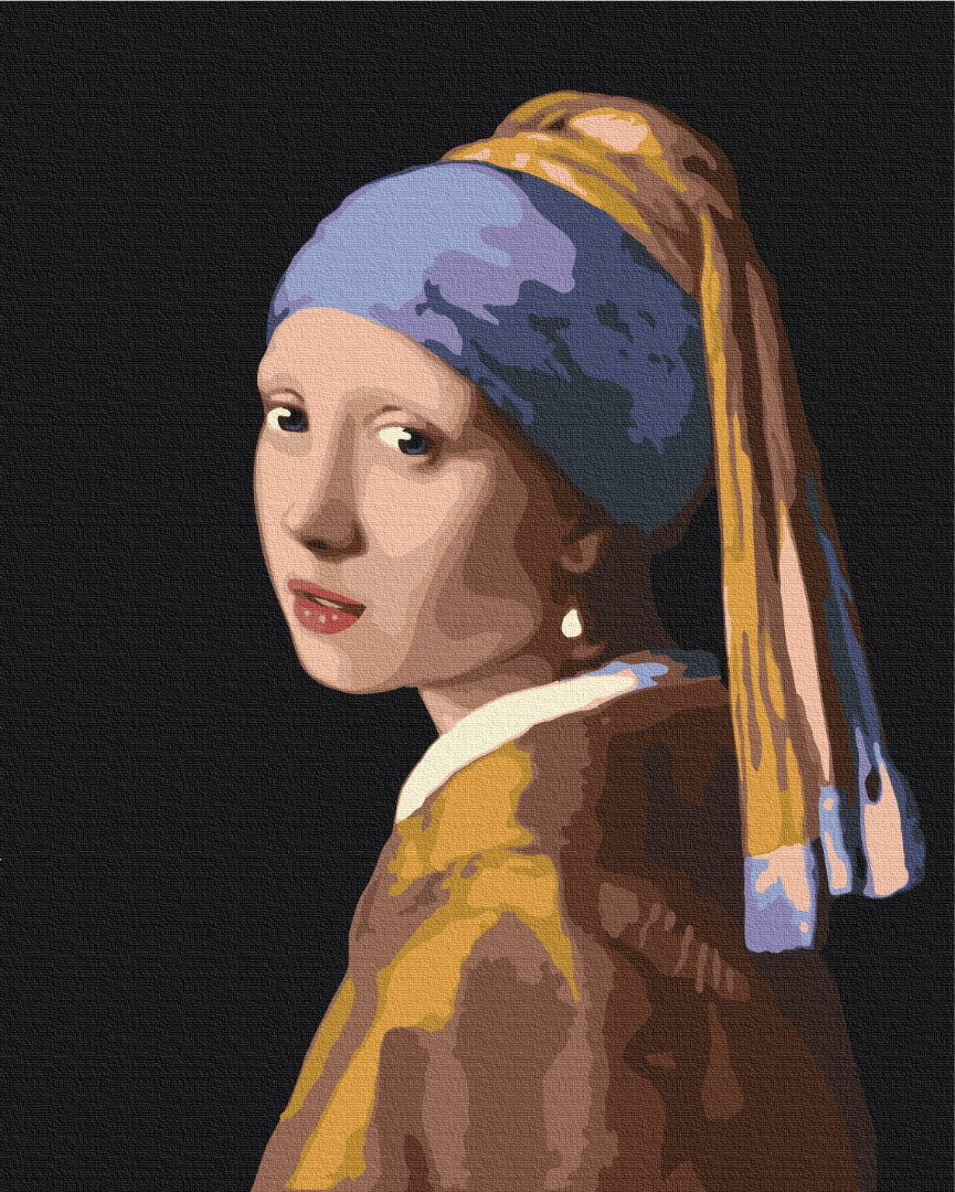 Malen nach Zahlen Motiv - Das Mädchen mit dem Perlenohrring von Jan Vermeer