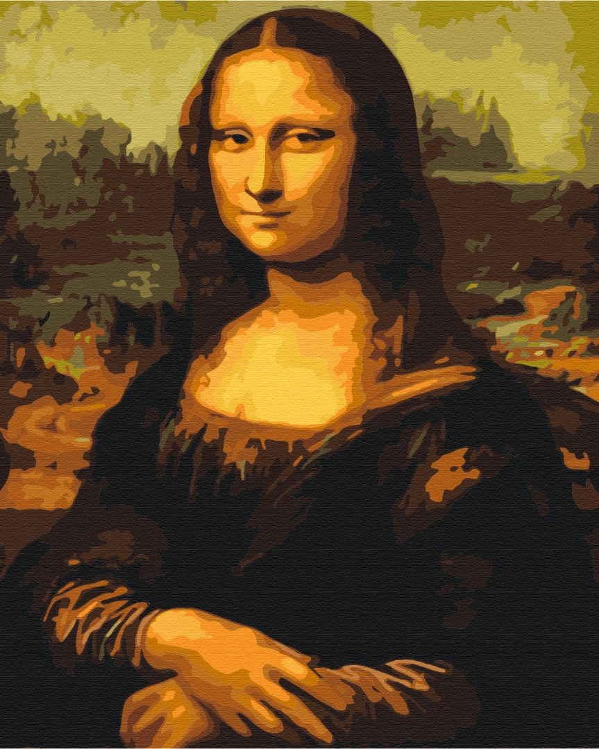 Malen nach Zahlen Motiv - Mona Lisa von Leonardo da Vinci