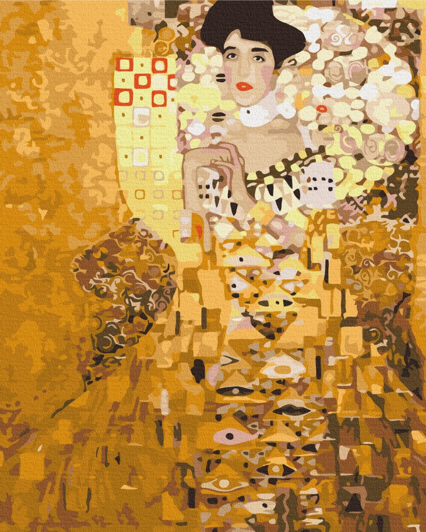 Malen nach Zahlen Motiv - Porträt von Adele Bloch-Bauer I von Gustav Klimt