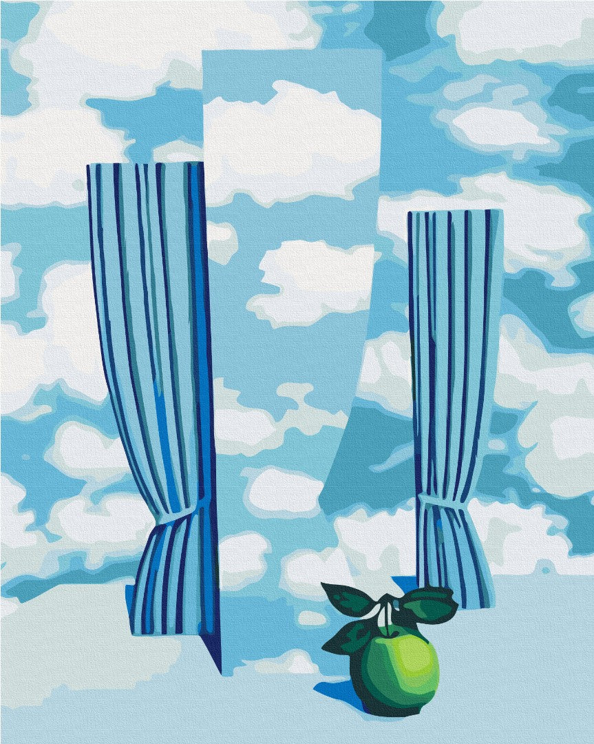 Malen nach Zahlen Motiv - Die schöne Welt von René Magritte